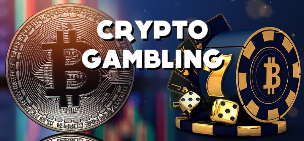 Bitcoin casino gaming experience showing crypto slots and provably fair games
