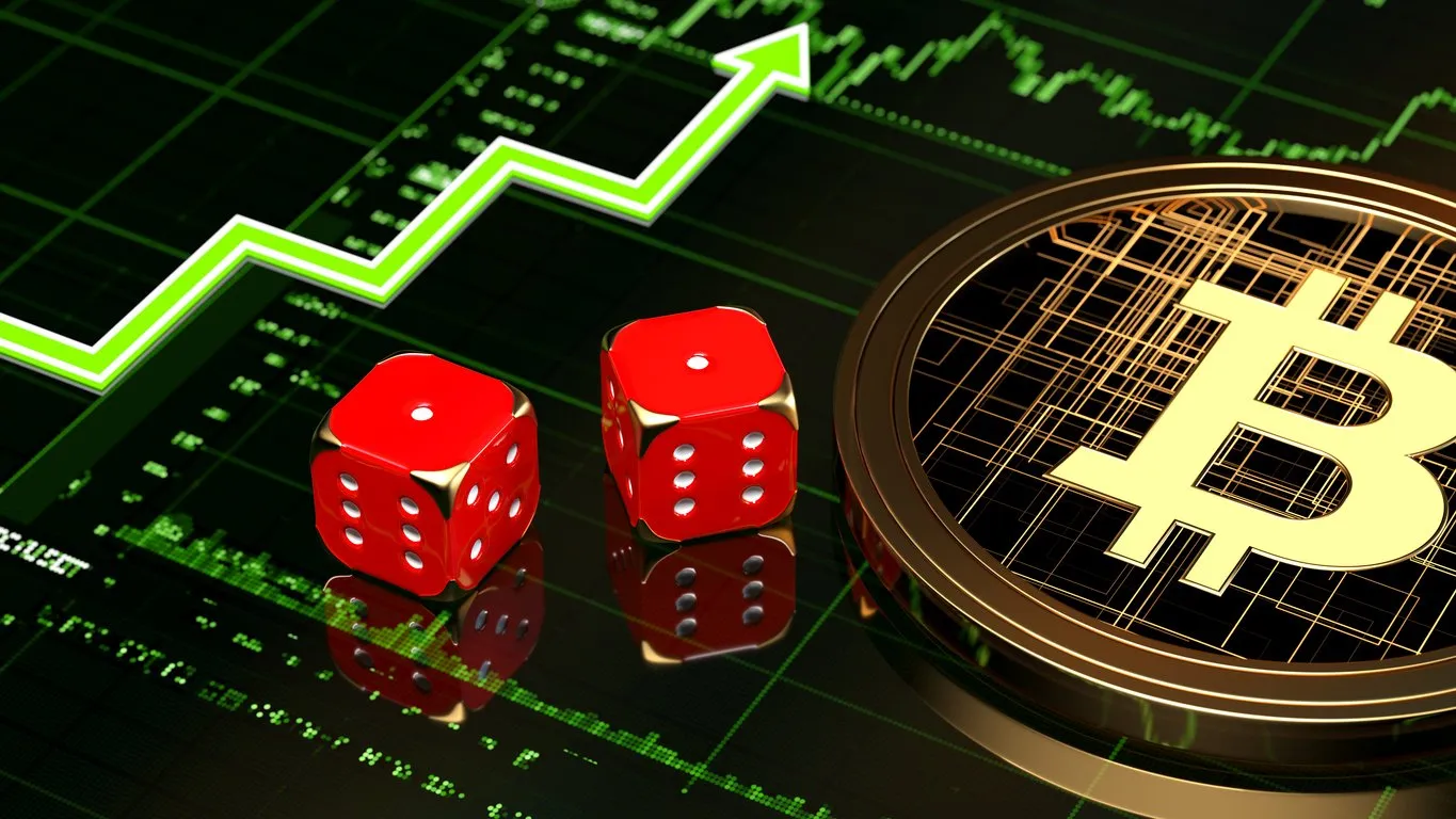 Various Bitcoin casino games showing house edge percentages